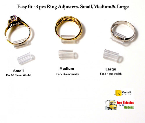 The Original Ring Adjuster- 3 Assorted Sizes