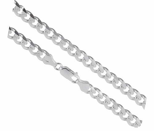 Sterling Silver 6mm Cuban Link Chain