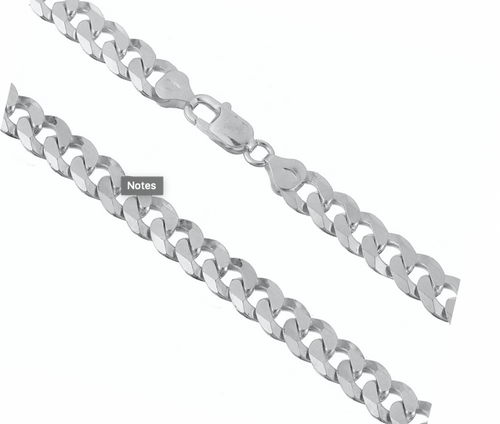 Sterling Silver 9mm Cuban Link Chain